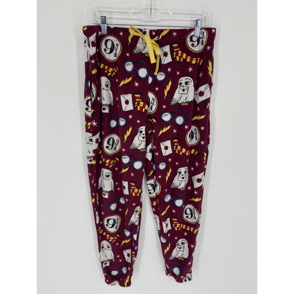 Harry Potter Womens Plush Pajamas Pajama Jogger Sleep Pants Size M, 2556